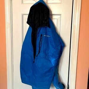 Eddie Bauer First Ascent reversible pullover blue/black